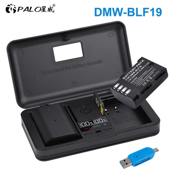 DMW-BLF19E DMW-BLF19 Батерия DMW BLF19 BLF19E + Кутия За Съхранение Зарядно за Panasonic Lumix GH3 GH4 GH5 Аксесоари За Камери резервни Части Изображение