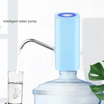 Автоматичен безжичен електрически захранващи вода, помпа, галлонный кран, аспиратор, USB-акумулаторен адаптер за бутилки с обем от 4,5 до 19 литра Изображение