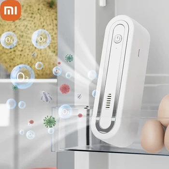 Дезодорант за хладилник Xiaomi Акумулаторна батерия за пречистване на въздуха, устранитель миризма от хладилника, дезодорирующий освежители за хладилник, консервация продукти Изображение