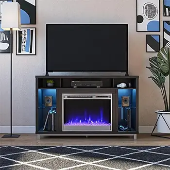 Камина поставки за телевизори, до 48 см, тъмно-синьо Изображение