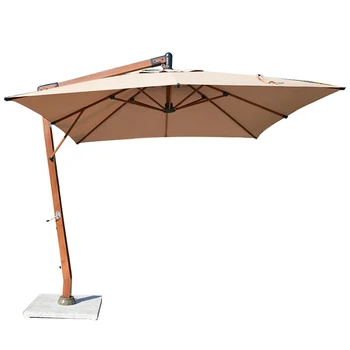 Семеен отворен чадър вила градински чадър без абажура на извънгабаритни плажен чадър градински разтегателен charis sunshde водоустойчив подслон Изображение